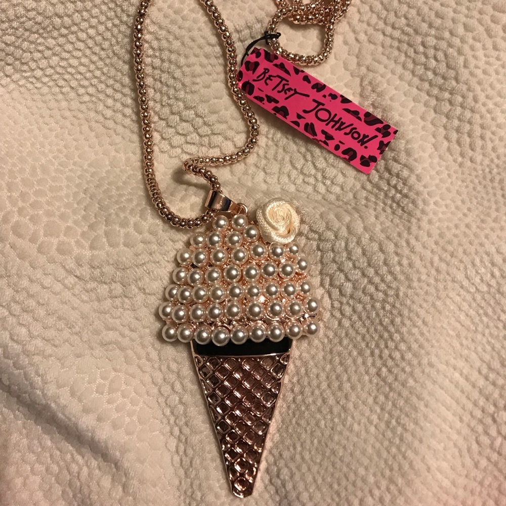 Betsy Johnson Ice cream Necklace